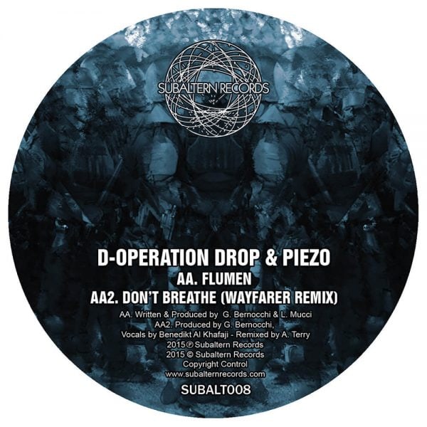 SUBALT008 - D-Operation Drop - Don't Breathe EP